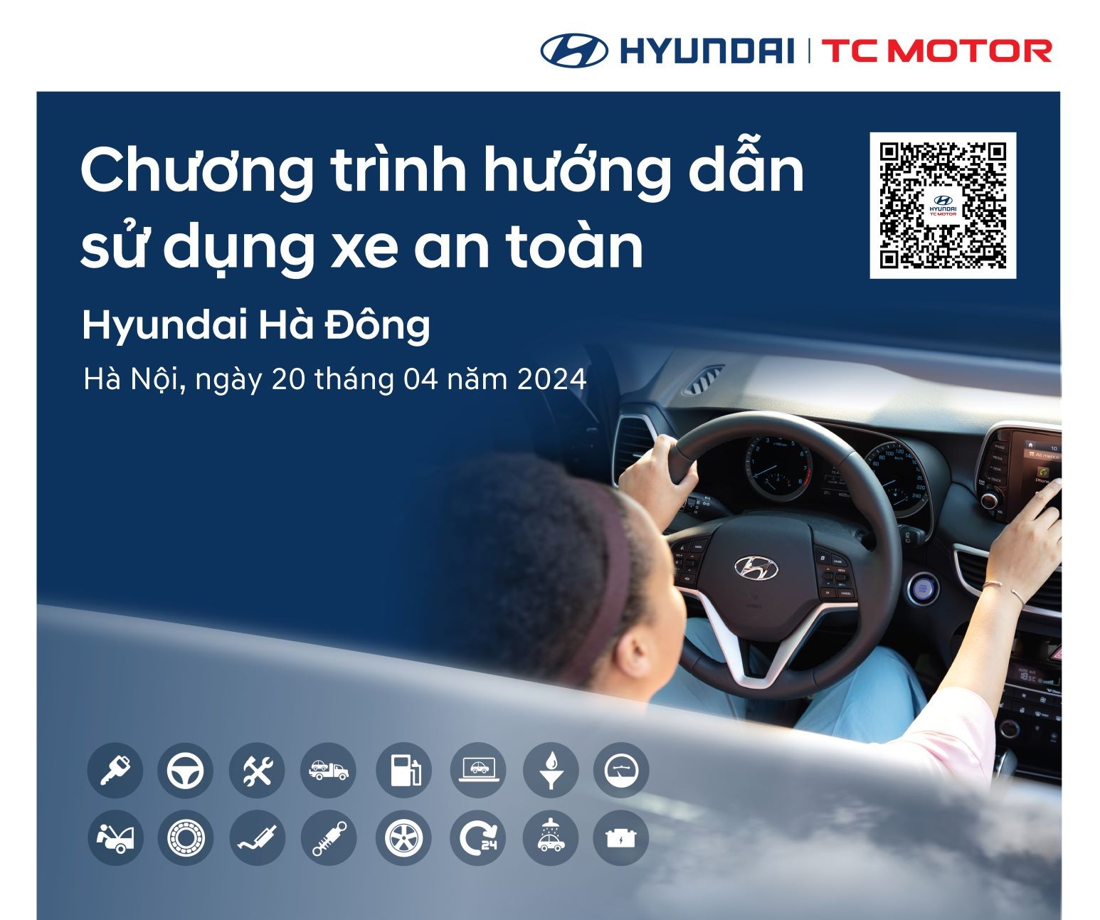 Chương tr&igrave;nh Hướng dẫn sử dụng xe an to&agrave;n th&aacute;ng 4.2024